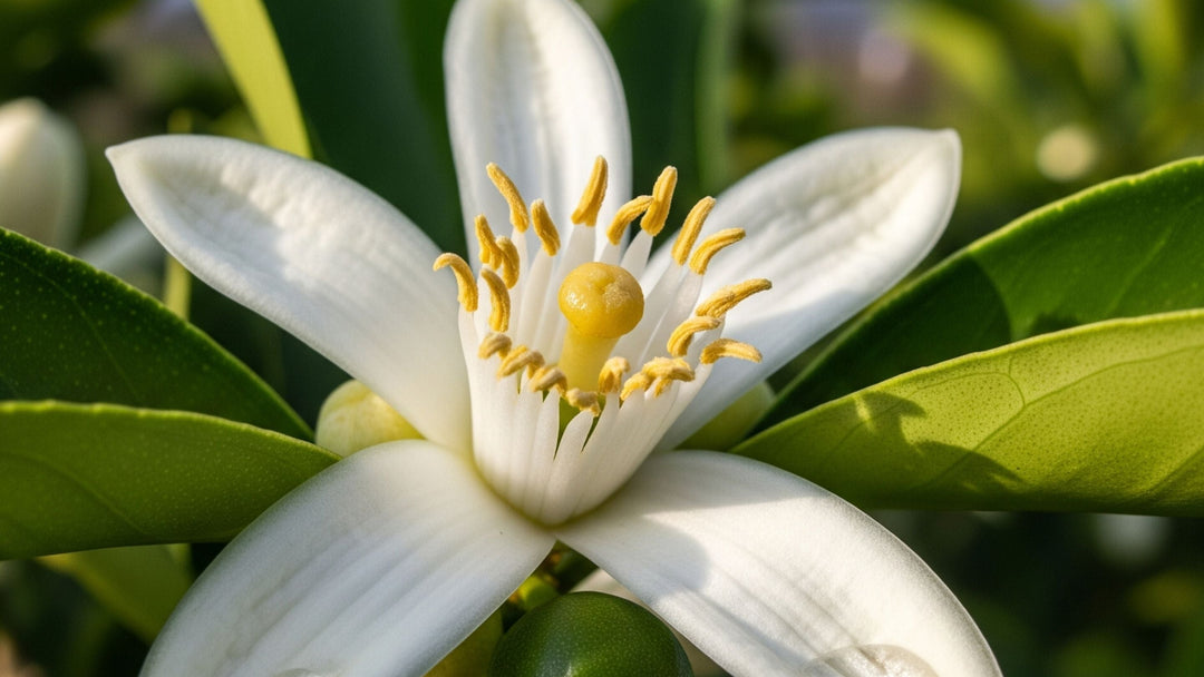 Frangipani flowers growing in the sunlight