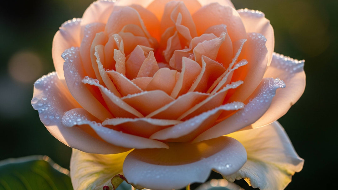 Pink rose bush in a garden