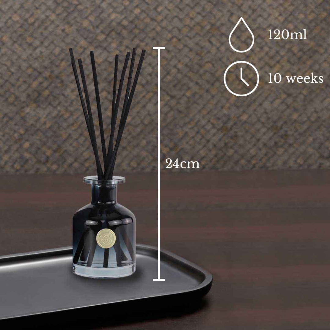 A picture of the Signature Diffuser showing the dimensions next to it