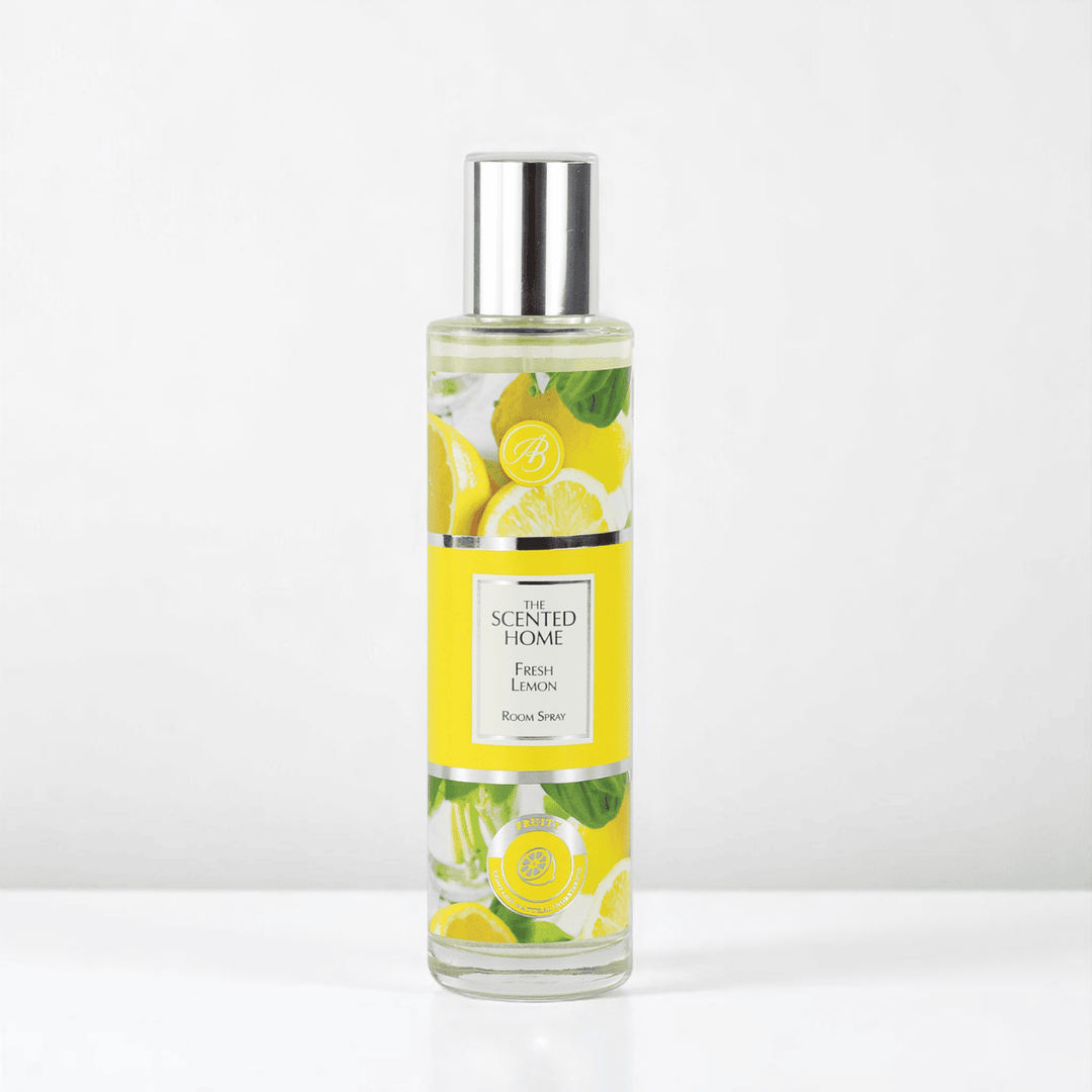Fresh Lemon Room Spray against a white neutral background