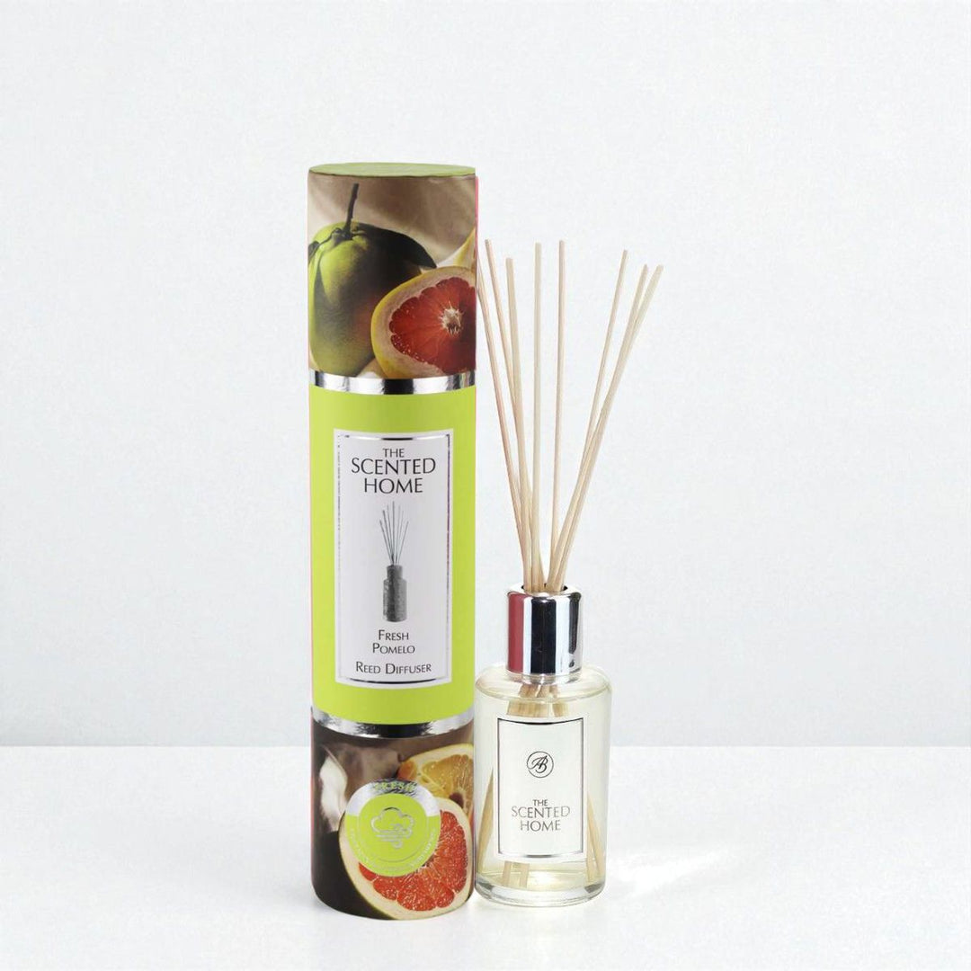 Fresh Pomelo Reed Diffuser against a white neutral background