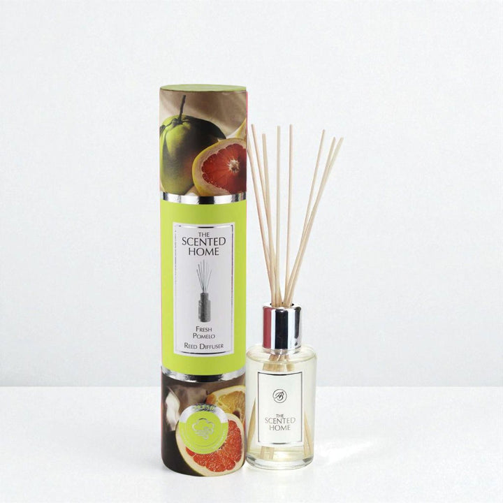 Fresh Pomelo Reed Diffuser against a white neutral background