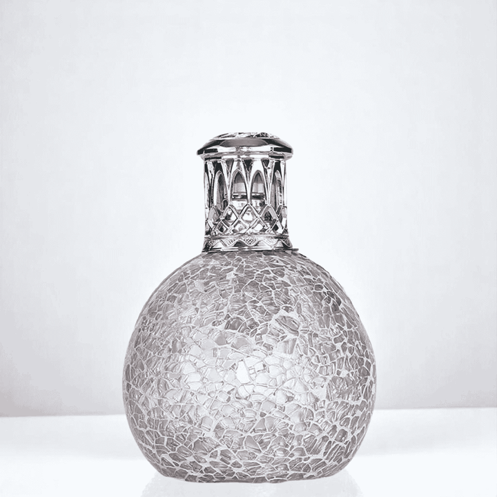 Frosted Rose Fragrance Lamp against a white neutral background
