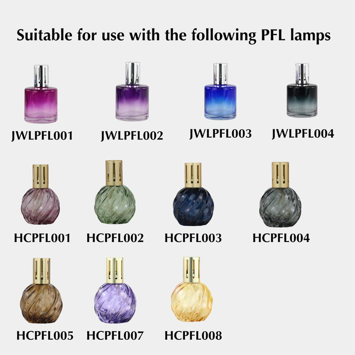 A picture of large lamps that use a large wick