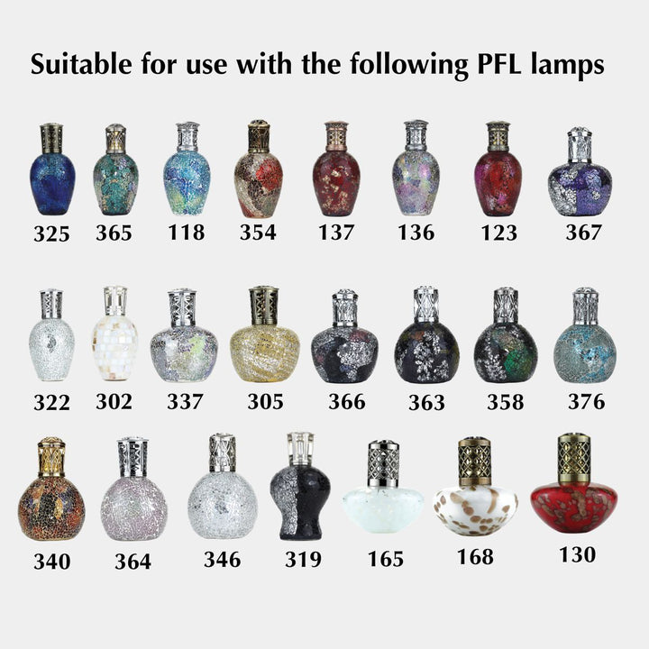 A picture of large lamps that use a large wick