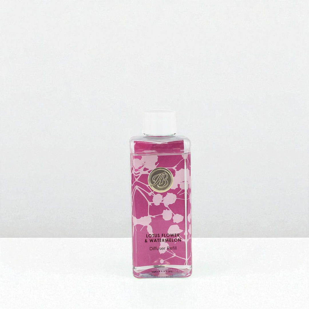 Lotus Flower & Watermelon Diffuser Refill against a white neutral background