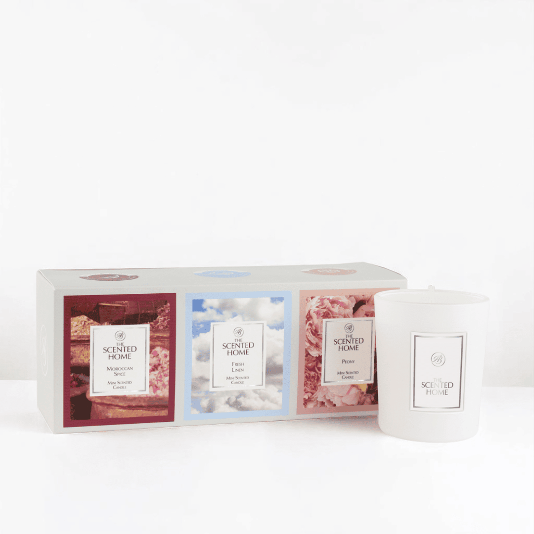 Scented Candle Gift Set against a white neutral background