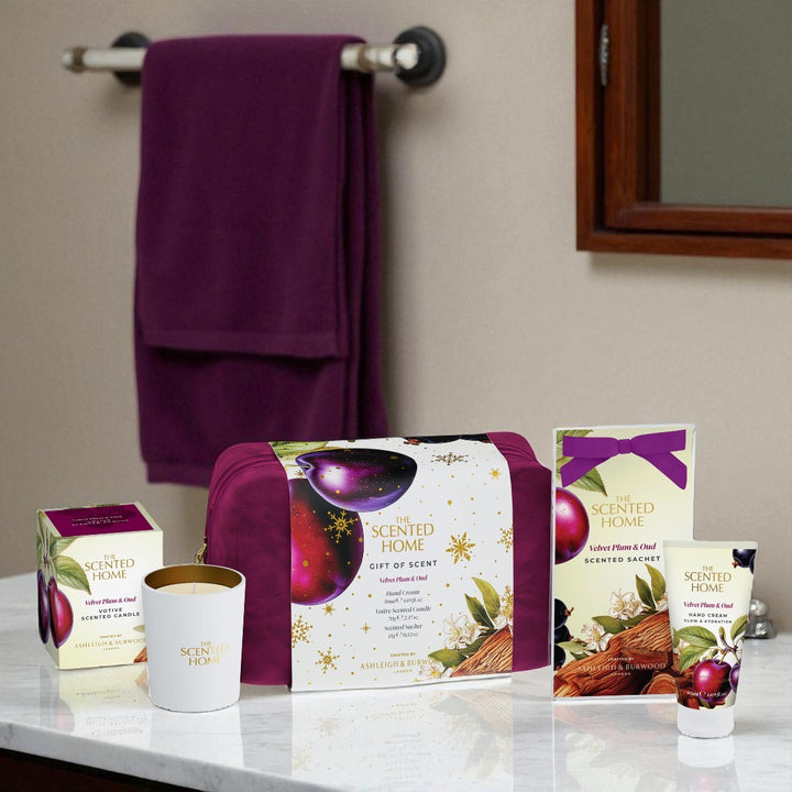 Velvet Plum & Oud Home & Body Gift Set