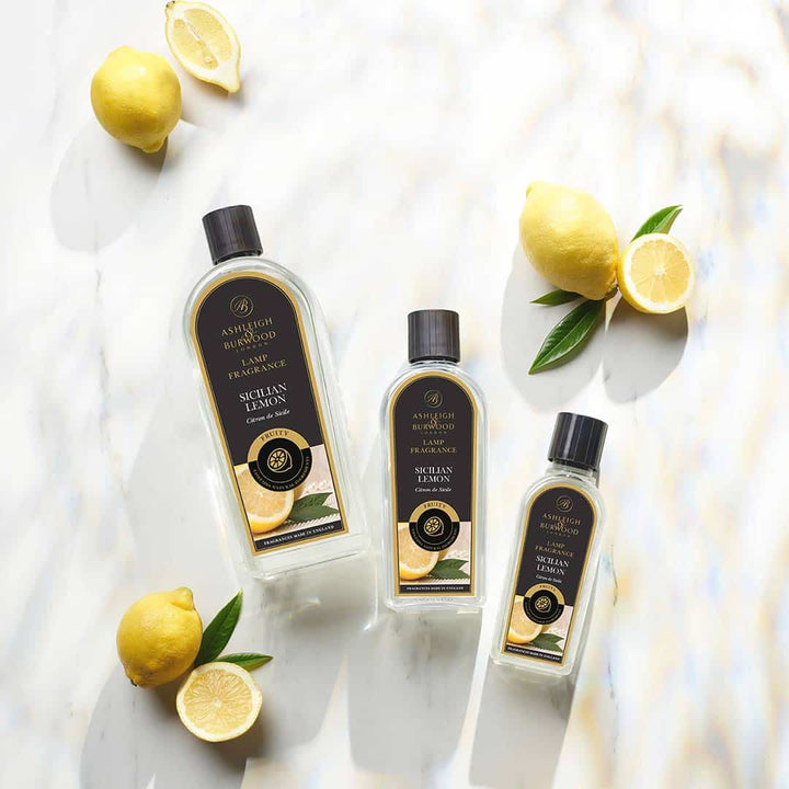 Three sizes of Sicilian Lemon Lamp Fragrance