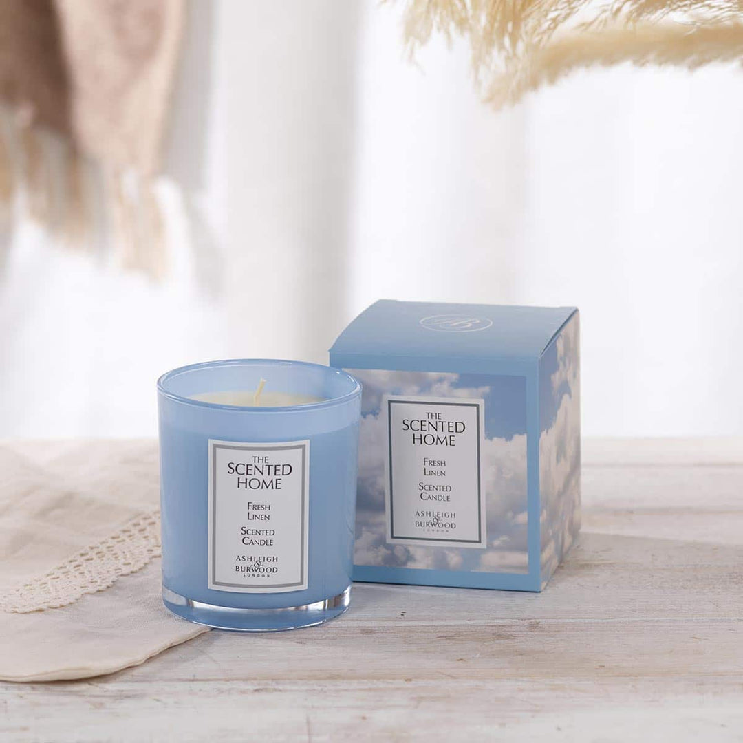 Fresh Linen Scented Jar Candle