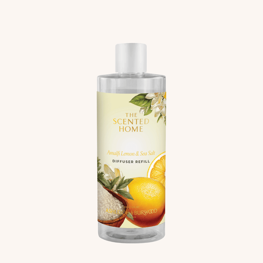 Amalfi Lemon & Sea Salt Reed Diffuser Refill on a white background