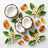 Amber & Orange Blossom Scented Hanging Ceramic
