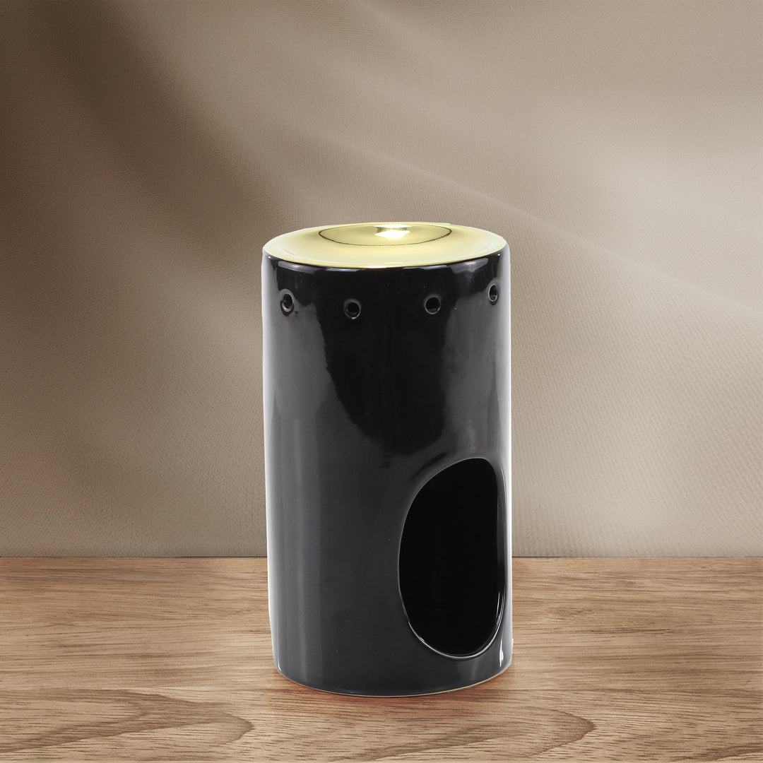 Black & Gold Tower Oil Burner