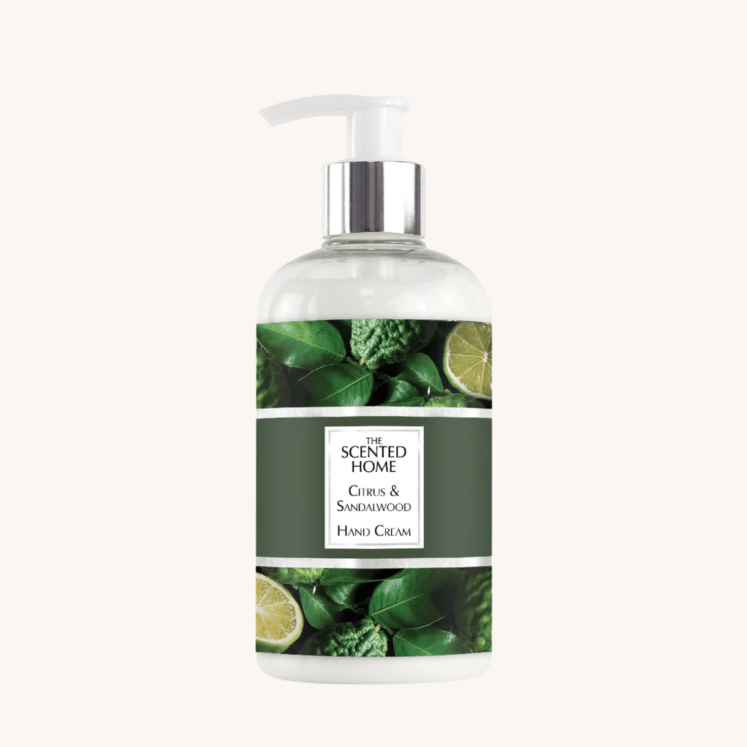 Citrus & Sandalwood Hand Cream on a white background