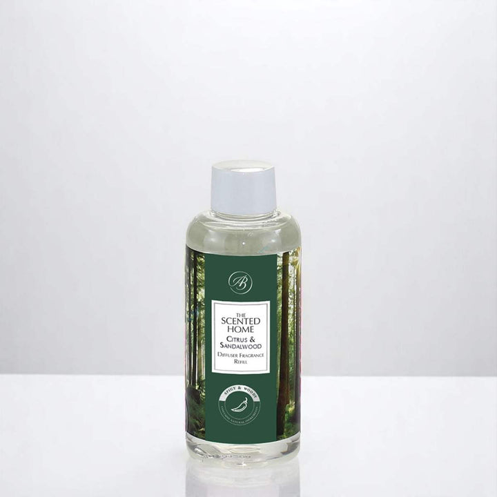 White Cedar & Bergamot Diffuser Refill against a neutral white background