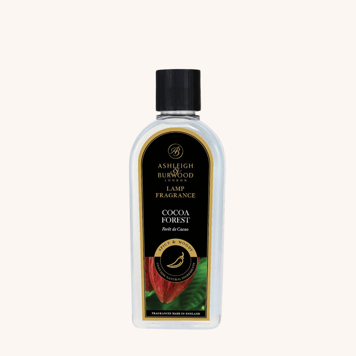Cocoa Forest Lamp Fragrance on a white background