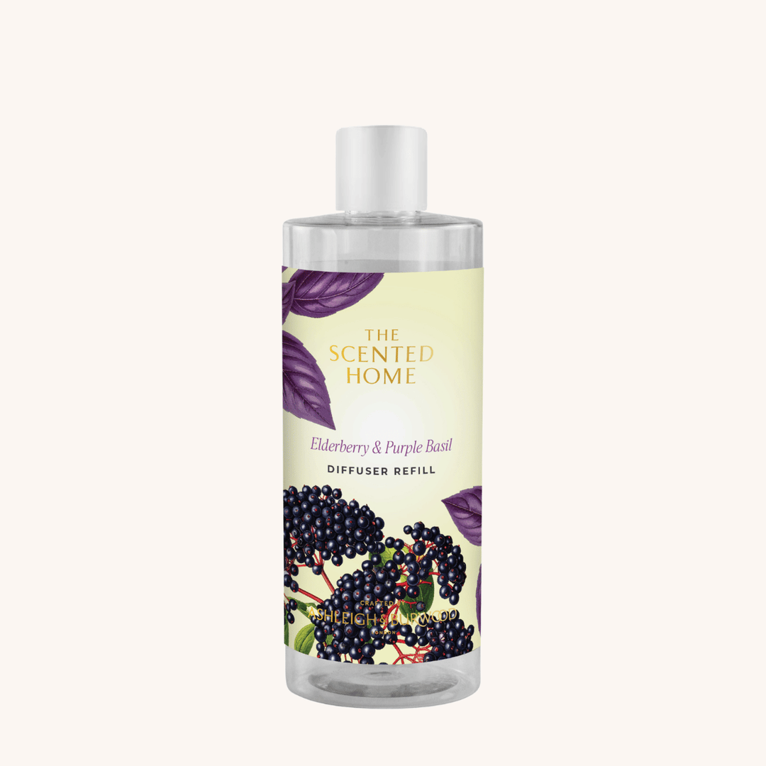 Elderberry & Purple Basil Reed Diffuser Refill on a white background
