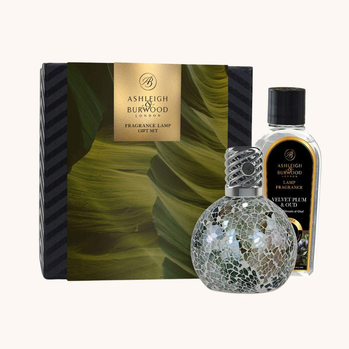 Enchanted Forest with Velvet Plum &amp; Oud Gift Set on a white background