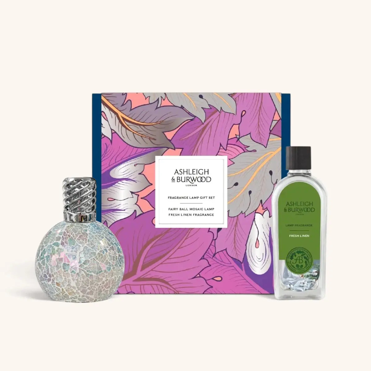 Fairy Ball & Fresh Linen Fragrance Lamp Gift Set