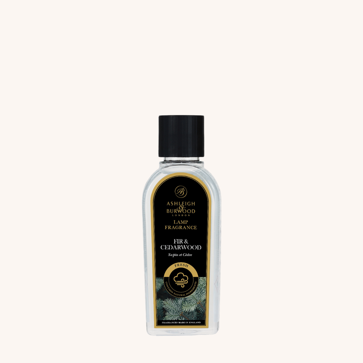 Fir & Cedarwood Lamp Fragrance 250ml on a white background