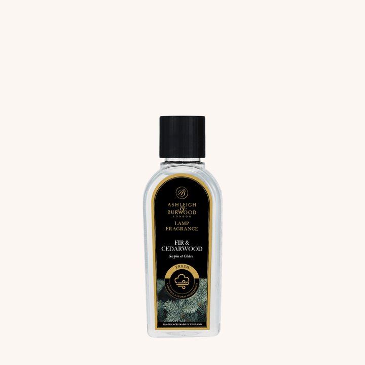 Fir &amp; Cedarwood Lamp Fragrance 250ml on a white background