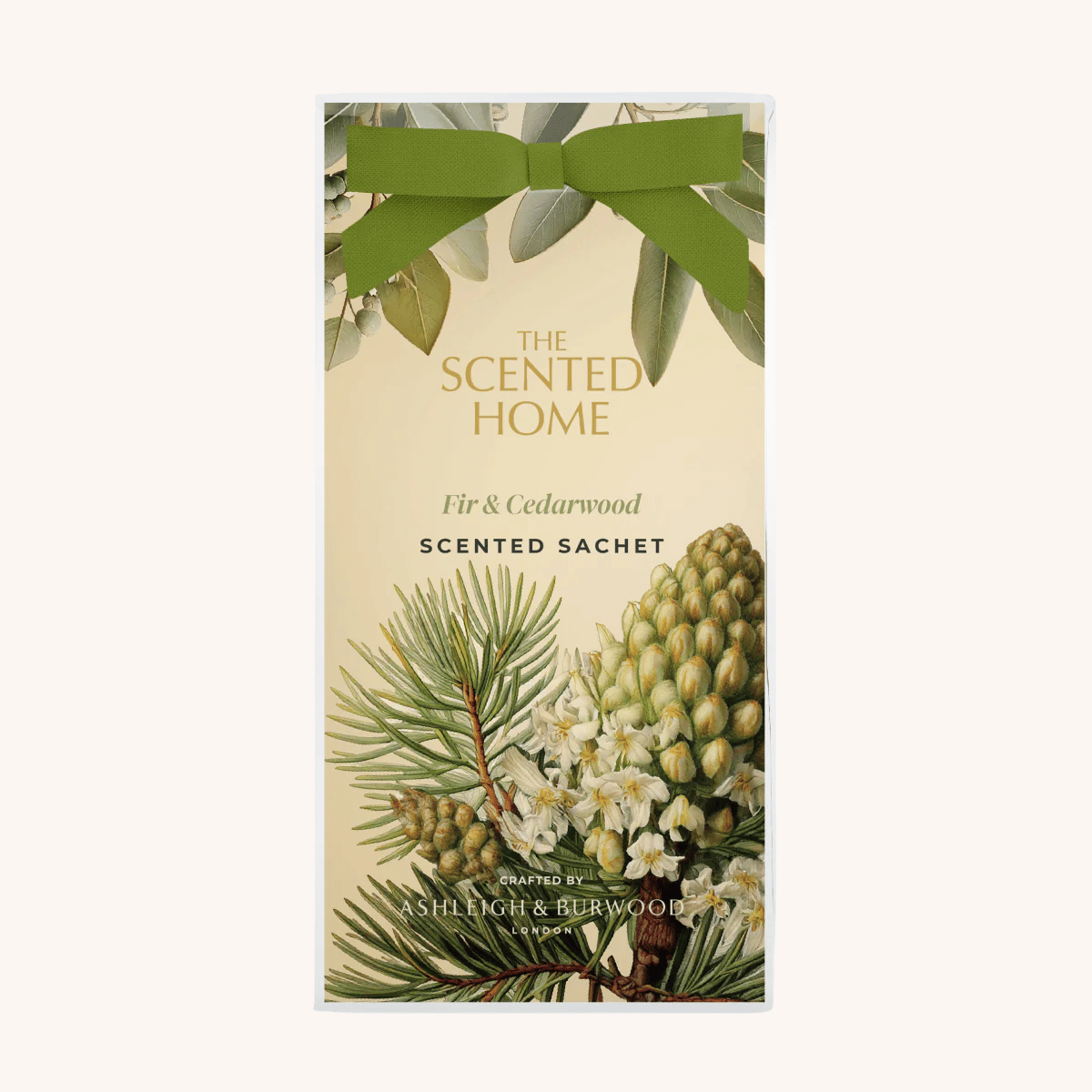 Fir & Cedarwood Scented Sachet on a white background