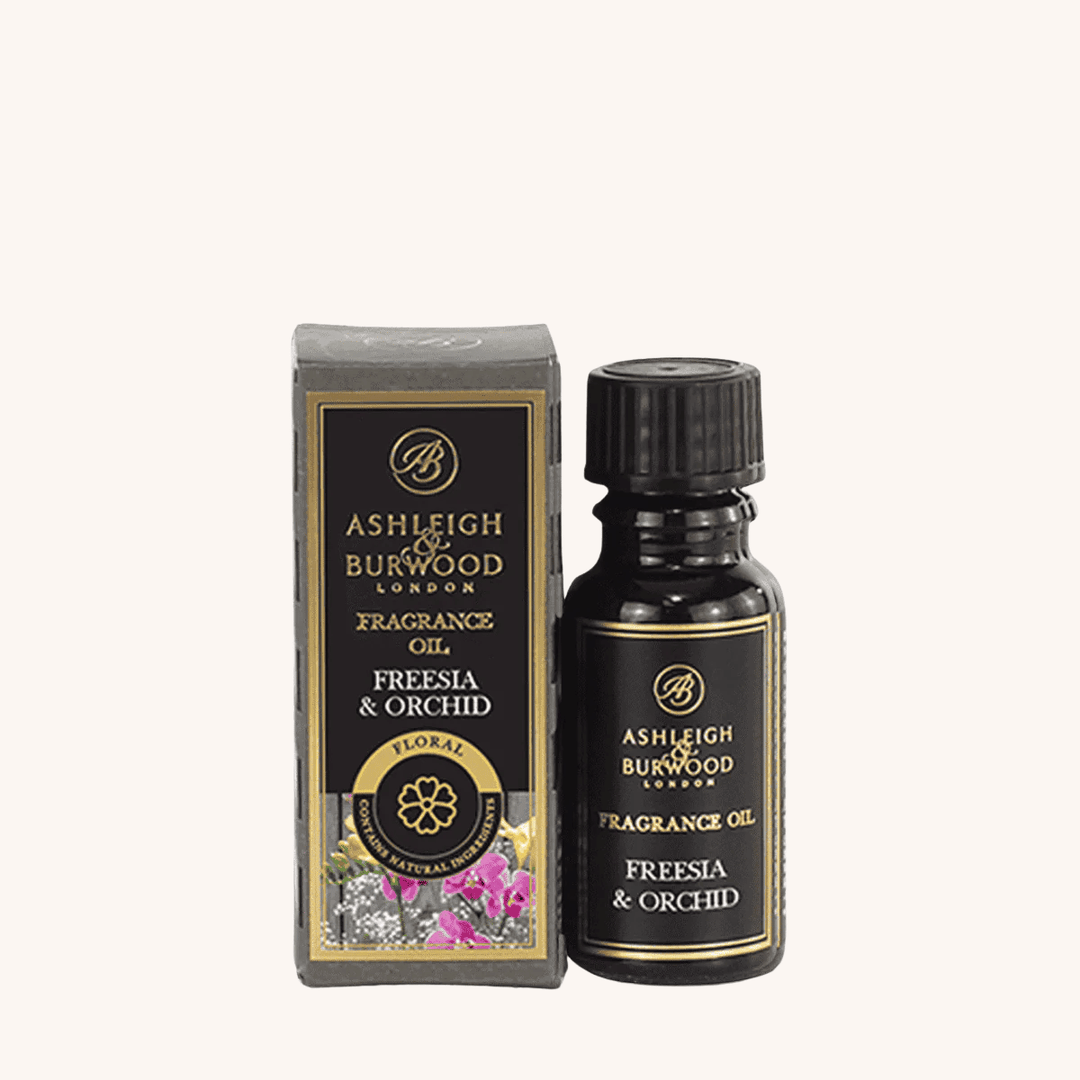 Freesia & Orchid Signature Fragrance Oil on a white background