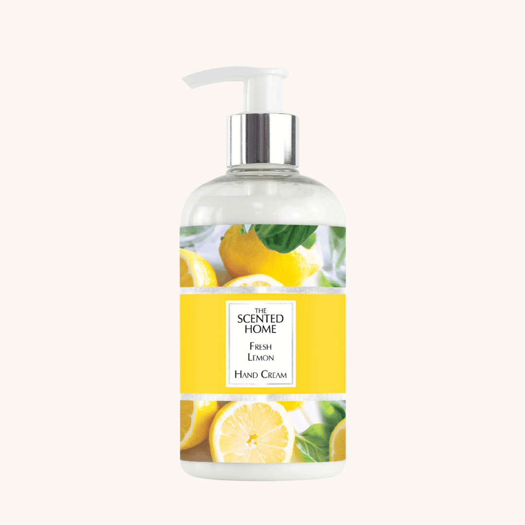 Fresh Lemon Hand Cream on a white background