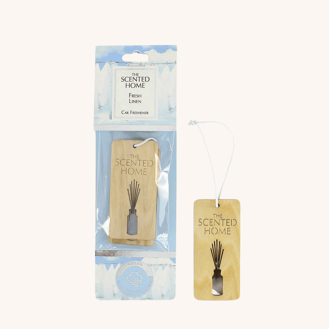 Fresh Linen Car Freshener on a white background