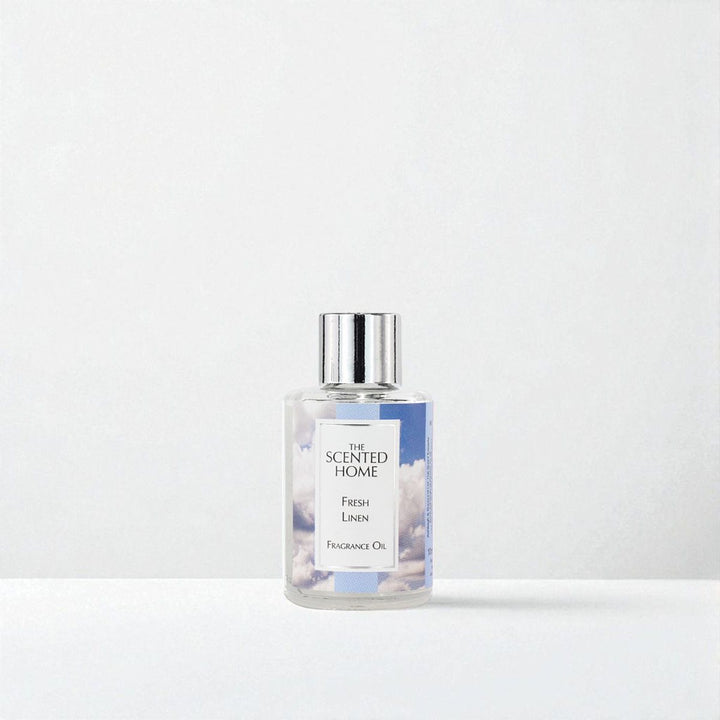 Fresh Linen Fragrance Oil against a white neutral background
