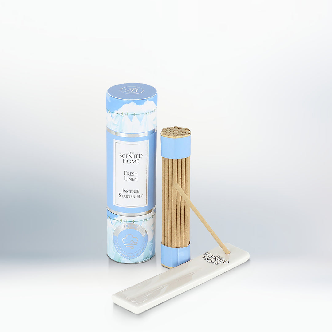 Fresh Linen Mini Incense Set