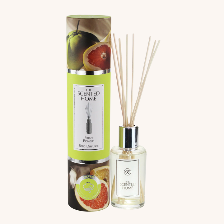 Fresh Pomelo Reed Diffuser on white backgrounf