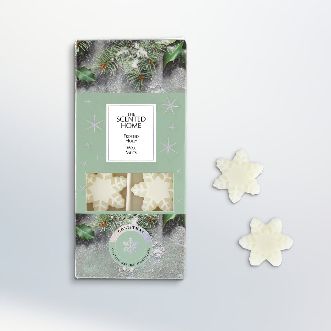 Frosted Holly Snowflake Wax Melts