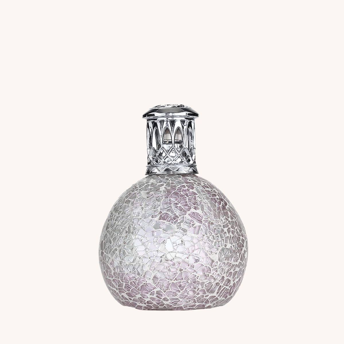 Frosted Rose Fragrance Lamp on a white background