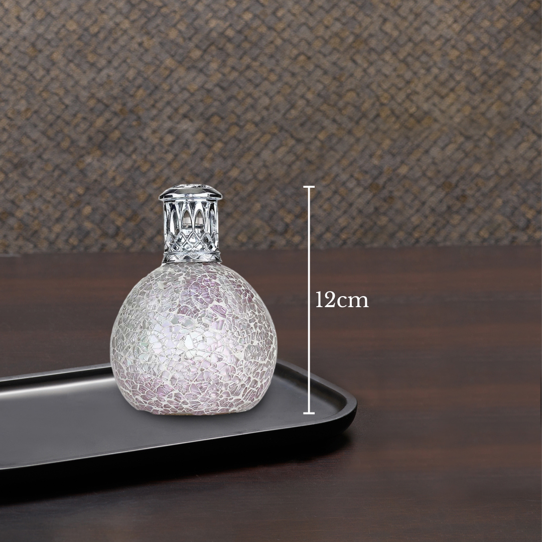 Frosted Rose Fragrance Lamp Size