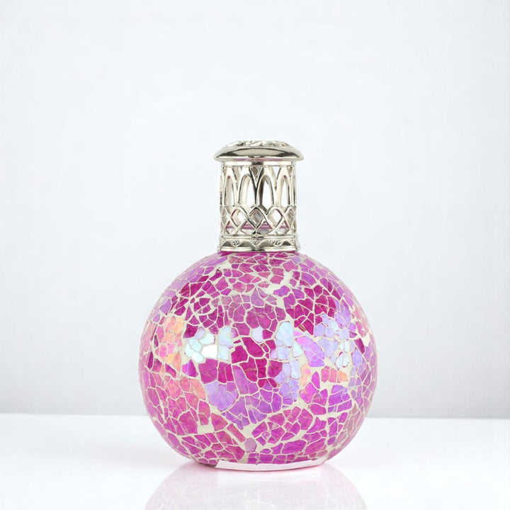 Fuchsia Fizz Fragrance Lamp against a white neutral background