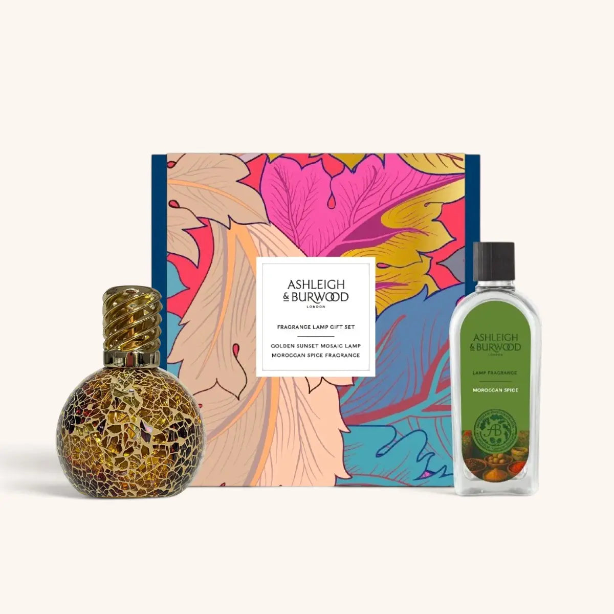 Golden Sunset & Moroccan Spice Fragrance Lamp Gift Set