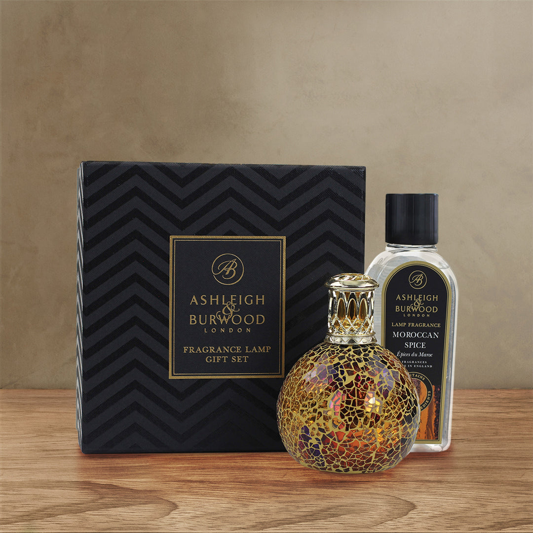 Golden Sunset & Moroccan Spice Fragrance Lamp Gift Set