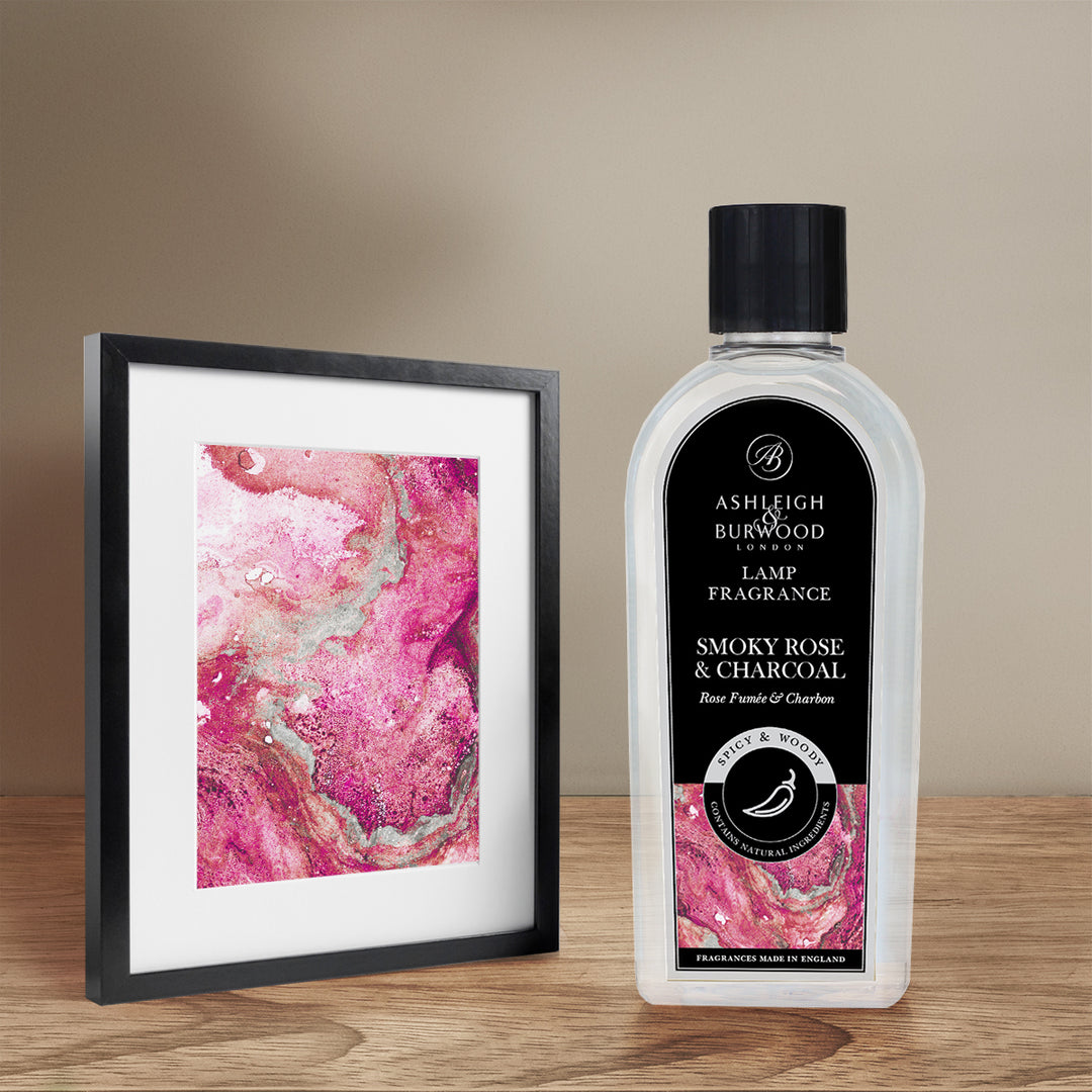 Smoky Rose & Charcoal Lamp Fragrance