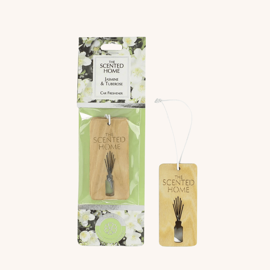 Jasmine & Tuberose Car Freshener on a white background