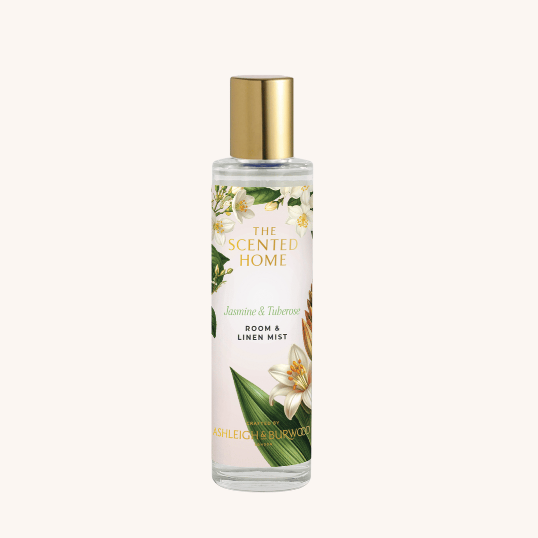 Jasmine & Tuberose Room & Linen Mist on a white background