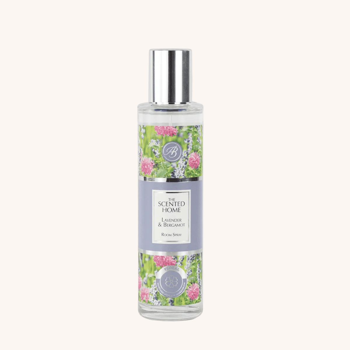 Lavender & Bergamot Room Spray against a white neutral background