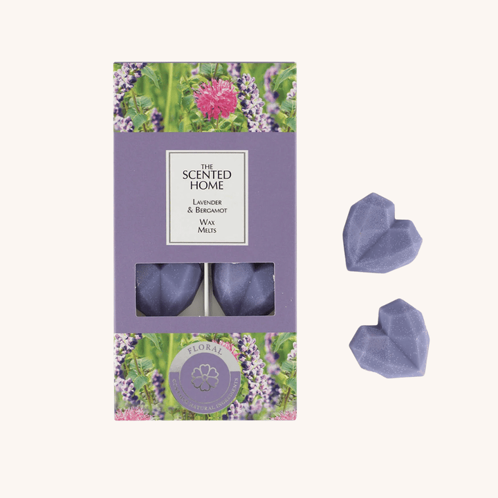 Lavender &amp; Bergamot Wax Melts on a white background