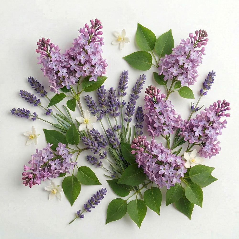 Wild Lavender &amp; Lilac Scented Jar Candle