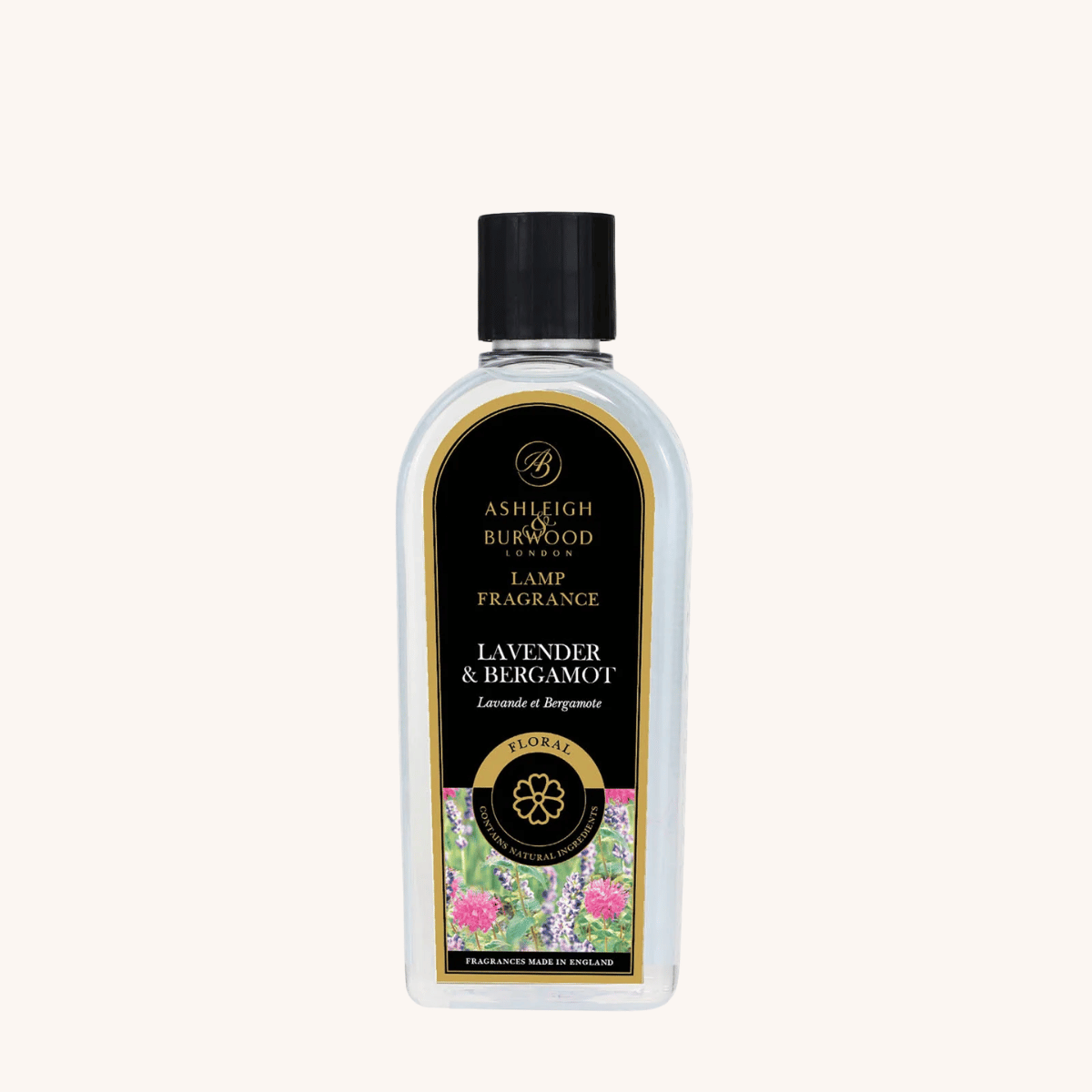 Lavender & Bergamot Lamp Fragrance on a white background
