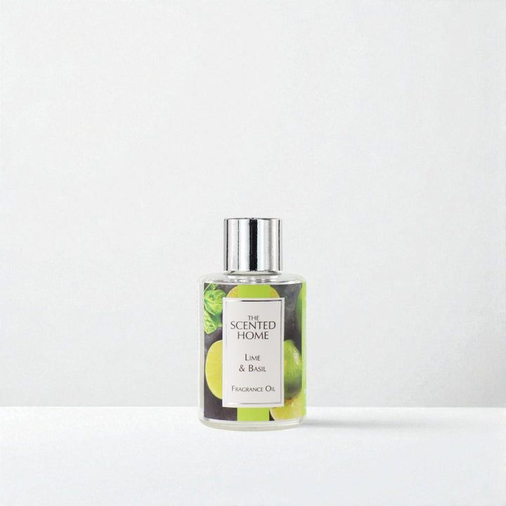 Lime & Basil Fragrance Oil against a white background