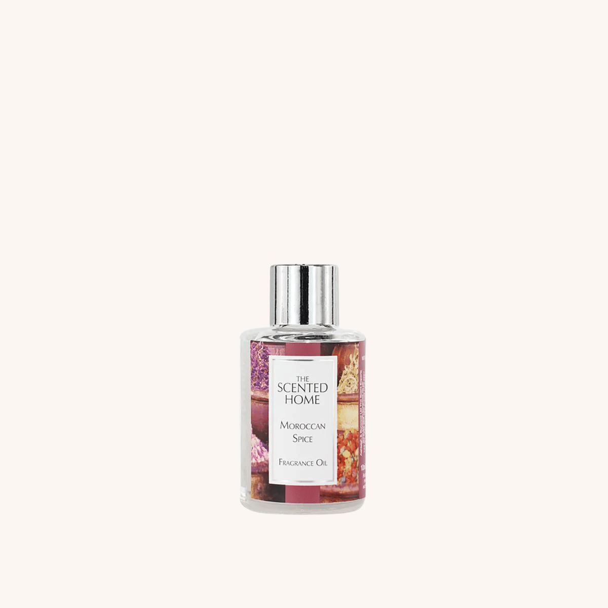 Moroccan Spice Fragrance Oil on a white background.