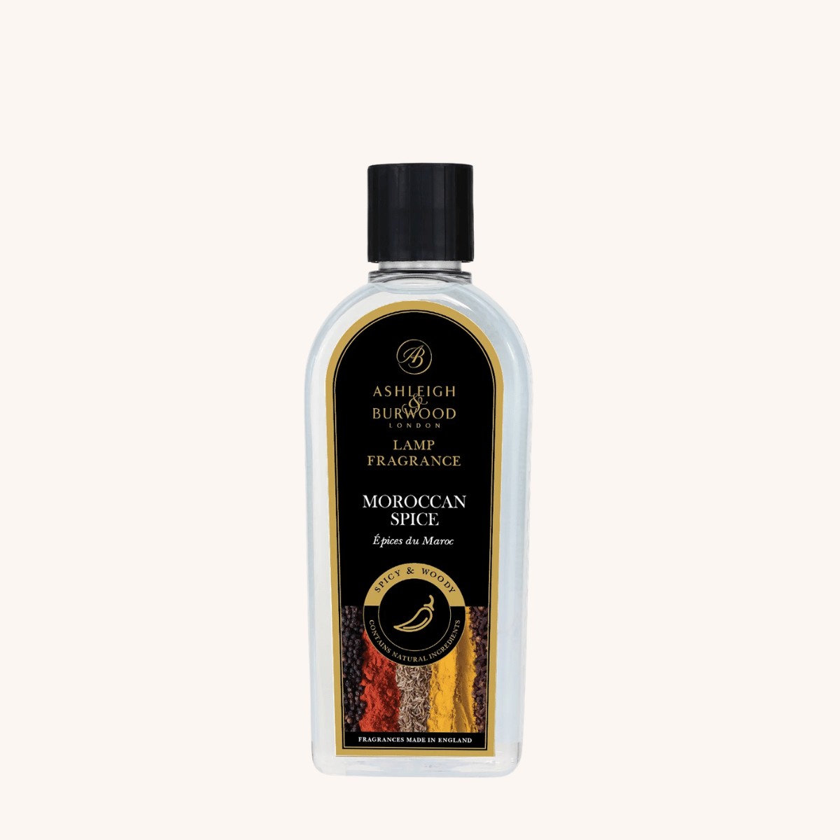 Moroccan Spice Lamp Fragrance on a white background