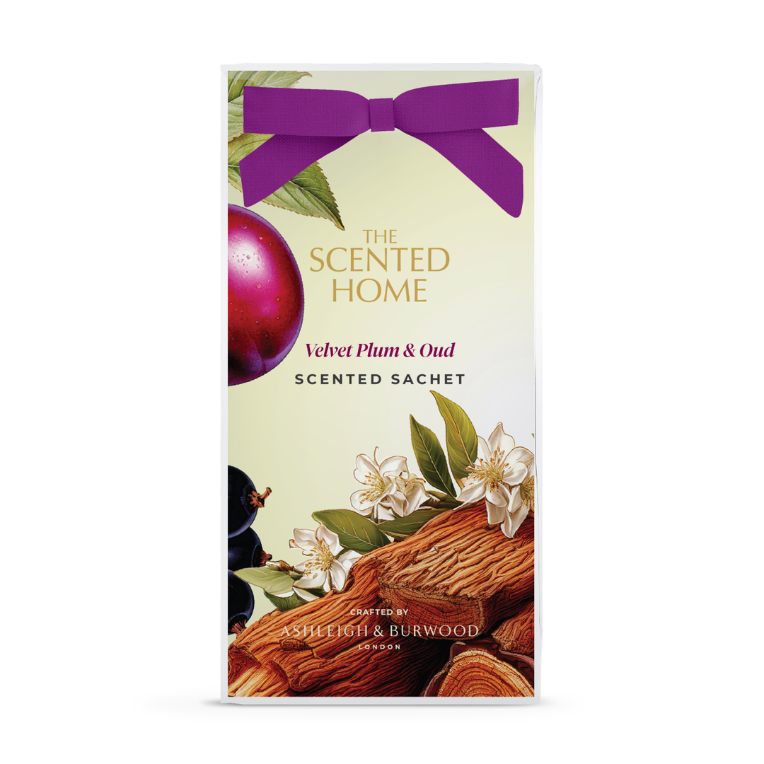 Velvet Plum &amp; Oud Scented Sachet