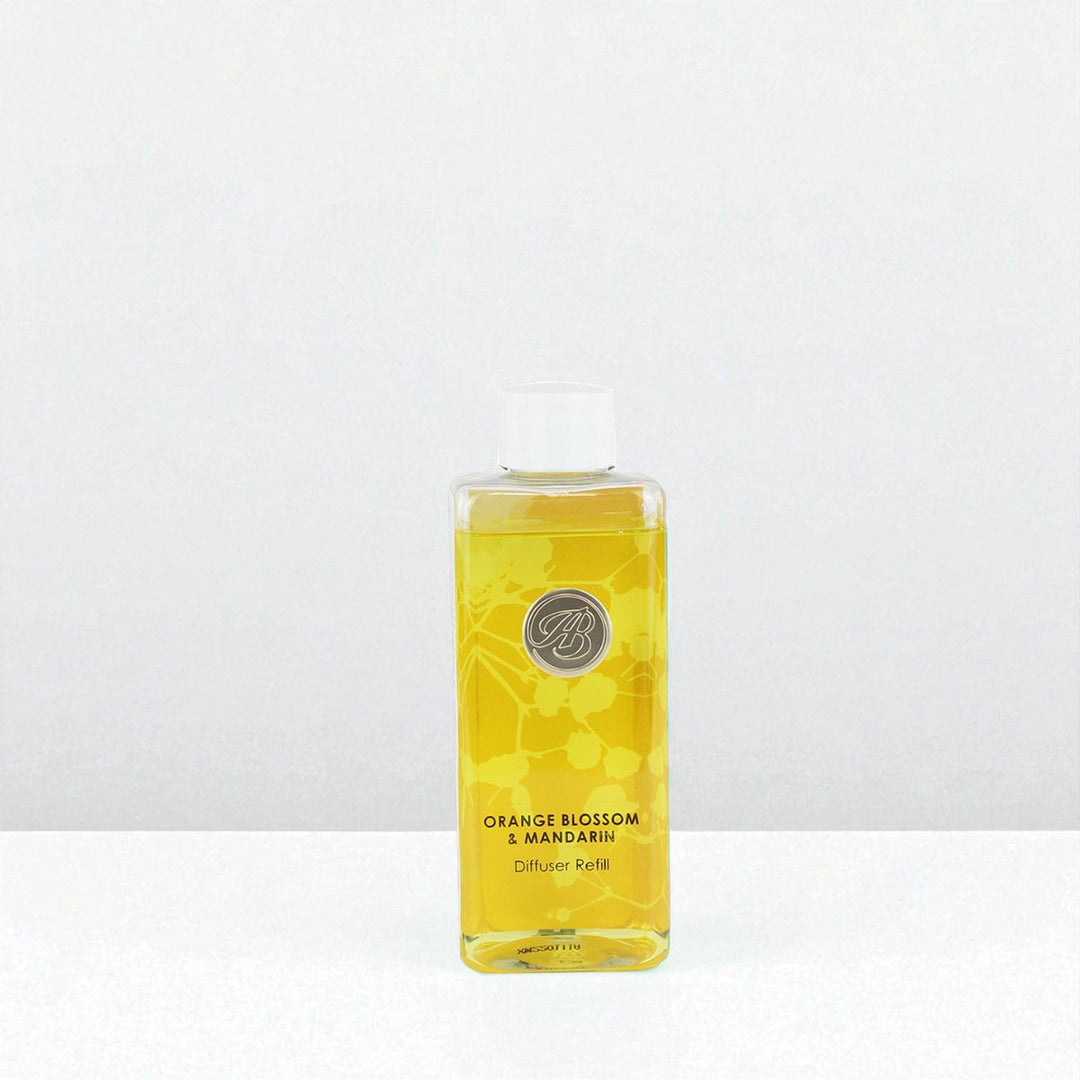 Orange Blossom Reed Diffuser Refill against a white neutral background